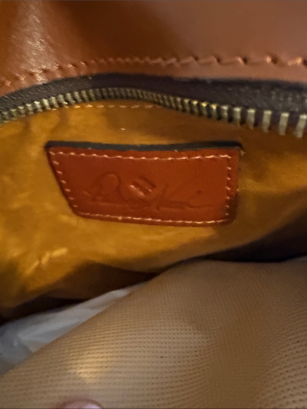 Patricia Nash tooled tinchi Florence Embossed Brown Leather shoulder bag bnwt - Picture 10 of 11